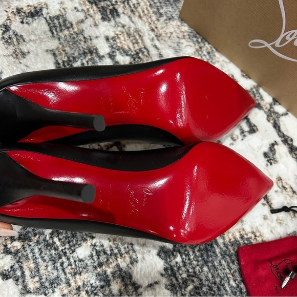 Christian Louboutin Apostrophy Pump Black Size 39.5 - Picture 7 of 15